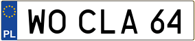 Truck License Plate